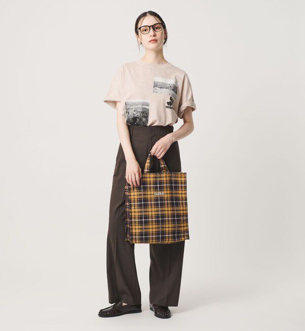 BEAUTY&YOUTH UNITED ARROWS「＜beej＞タータンチェック ボックス トートバッグ」|トートバッグ|