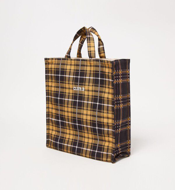 BEAUTY&YOUTH UNITED ARROWS「＜beej＞タータンチェック ボックス トートバッグ」|トートバッグ|