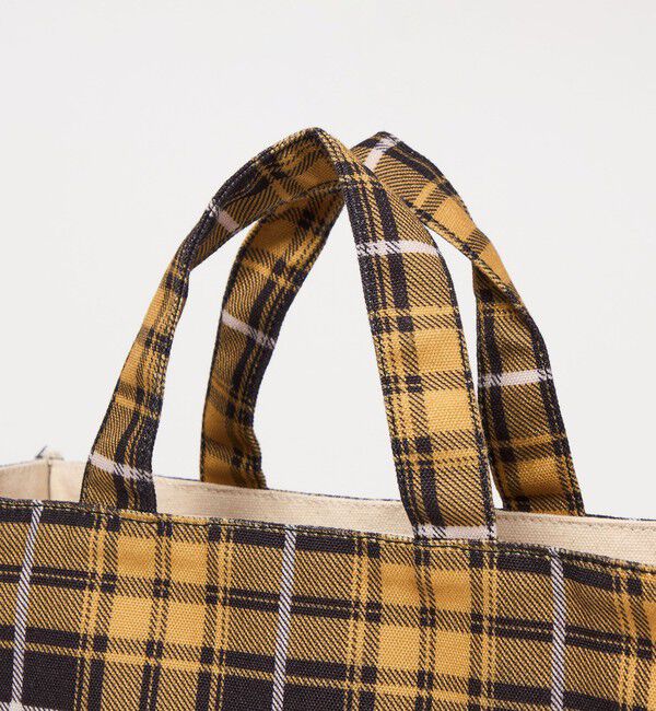 BEAUTY&YOUTH UNITED ARROWS「＜beej＞タータンチェック ボックス トートバッグ」|トートバッグ|