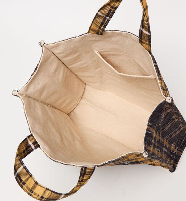 BEAUTY&YOUTH UNITED ARROWS「＜beej＞タータンチェック ボックス トートバッグ」|トートバッグ|