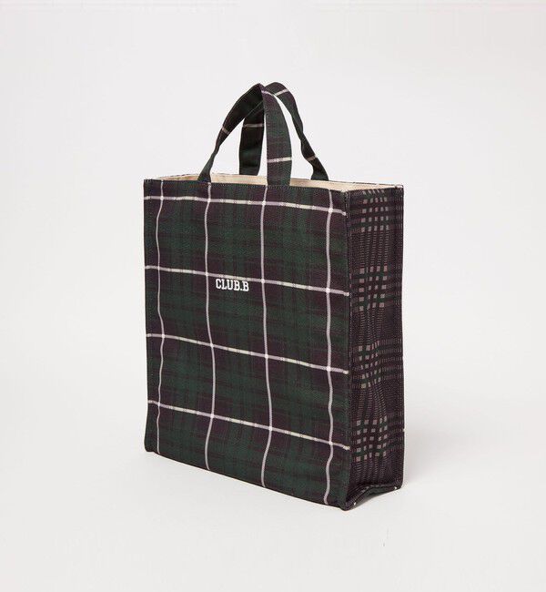 BEAUTY&YOUTH UNITED ARROWS「＜beej＞タータンチェック ボックス トートバッグ」|トートバッグ|