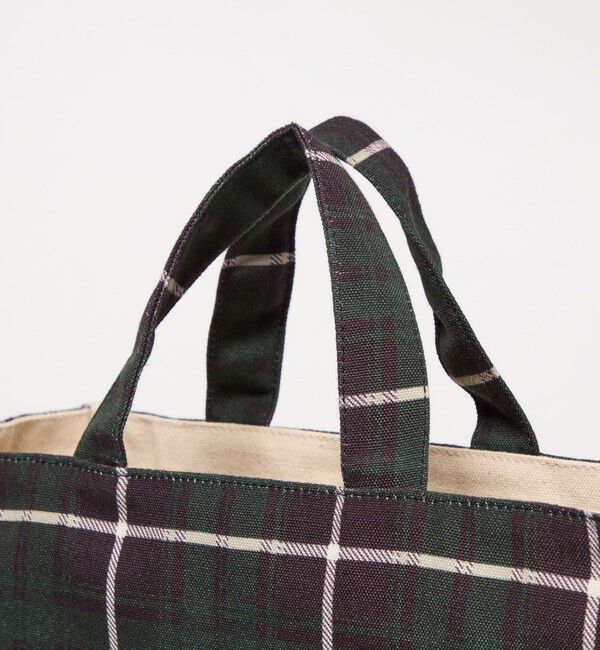 BEAUTY&YOUTH UNITED ARROWS「＜beej＞タータンチェック ボックス トートバッグ」|トートバッグ|