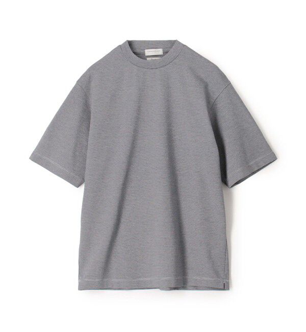 TOMORROWLAND MENS「【接触冷感・吸水速乾】コットンポリエステルポンチ クルーネックTシャツ」|Tシャツ・カットソー|66 ブルー系