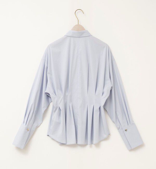 NOLLEY'S sophi「ウォッシャブルウエストタックストレッチシャツ」|シャツ・ブラウス|