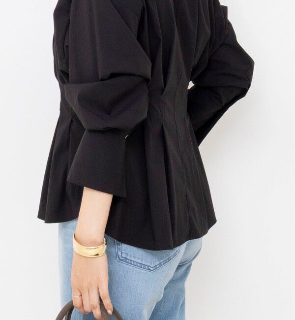 NOLLEY'S sophi「ウォッシャブルウエストタックストレッチシャツ」|シャツ・ブラウス|