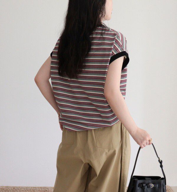 fredy emue「【GEVACO/ゲバコ】クルーネックフレンチスリーブTシャツ」|Tシャツ・カットソー|