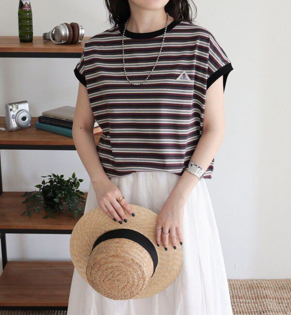 fredy emue「【GEVACO/ゲバコ】クルーネックフレンチスリーブTシャツ」|Tシャツ・カットソー|