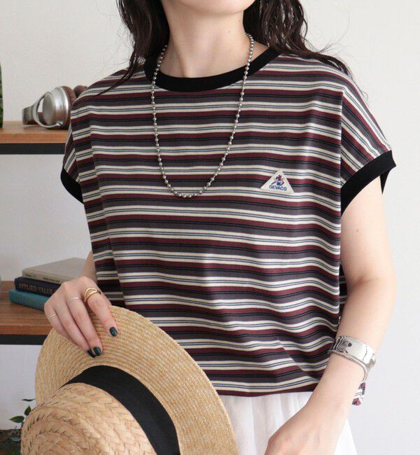 fredy emue「【GEVACO/ゲバコ】クルーネックフレンチスリーブTシャツ」|Tシャツ・カットソー|