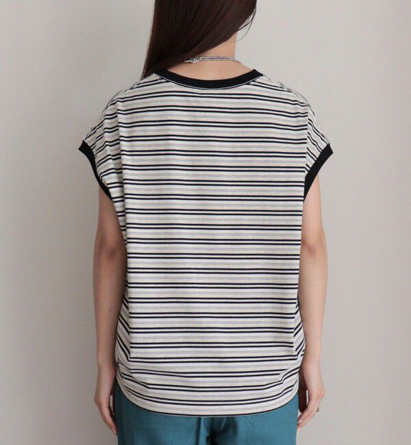 fredy emue「【GEVACO/ゲバコ】クルーネックフレンチスリーブTシャツ」|Tシャツ・カットソー|