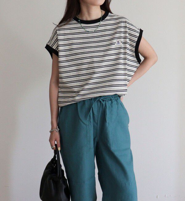 fredy emue「【GEVACO/ゲバコ】クルーネックフレンチスリーブTシャツ」|Tシャツ・カットソー|
