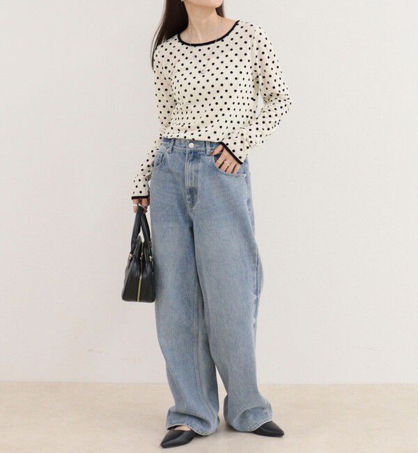 fredy emue「チュールドットロンＴシャツ」|Tシャツ・カットソー|