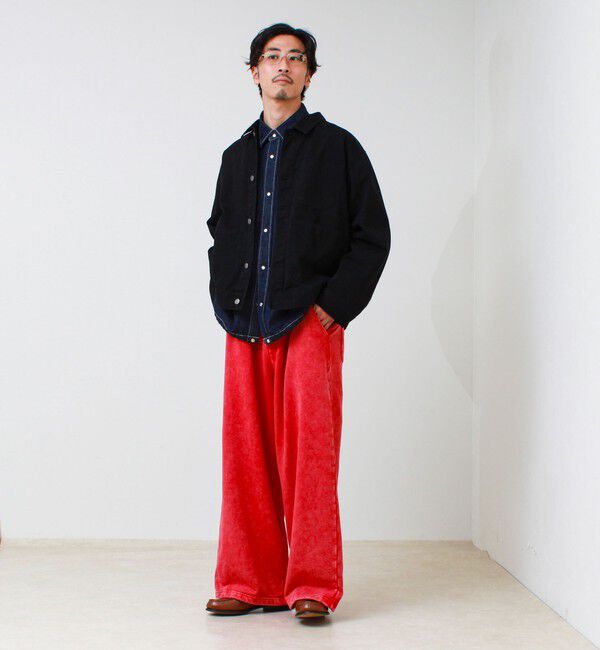 GLOSTER「【同素材パーカーあり】スノーウォッシュ イージーワイドスウェットパンツ」|その他|
