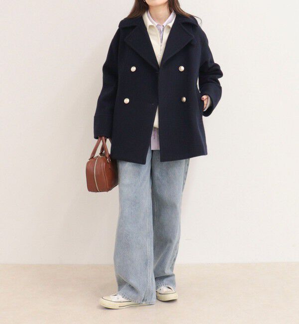 fredy emue「Super100 Pコート」|ピーコート|