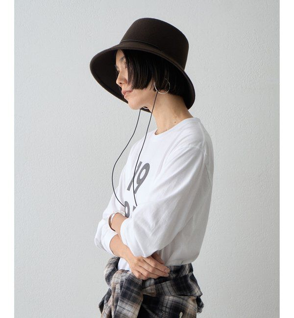 Hoaw.「【Hoaw.】フェルトクロシェハット」|ハット|