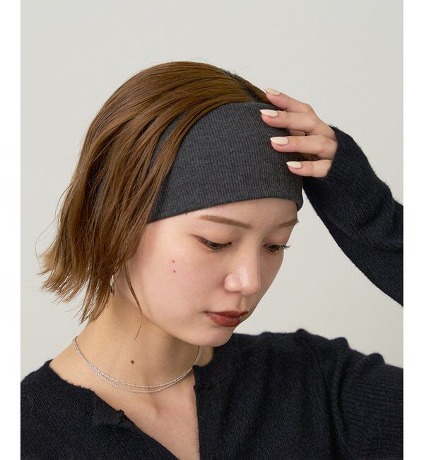 Hoaw.「【Hoaw.】リブヘアバンド」|ヘアバンド|