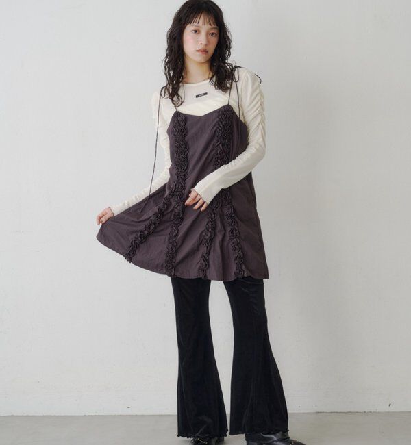  「【花柄&無地】ニュアンスブルームトップス」|Tシャツ・カットソー|