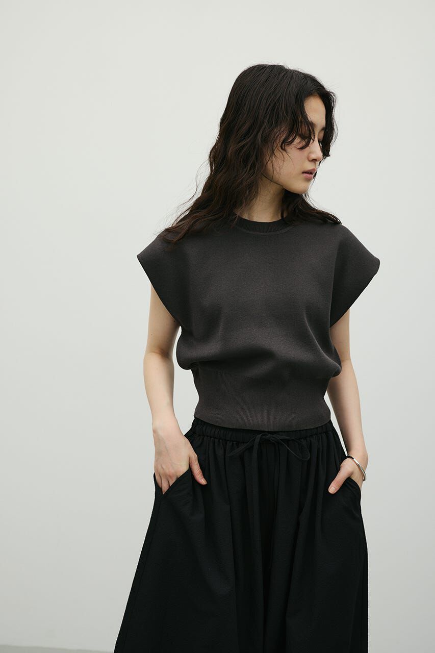 STYLEMIXER「ショルダータックニット」|タンクトップ|