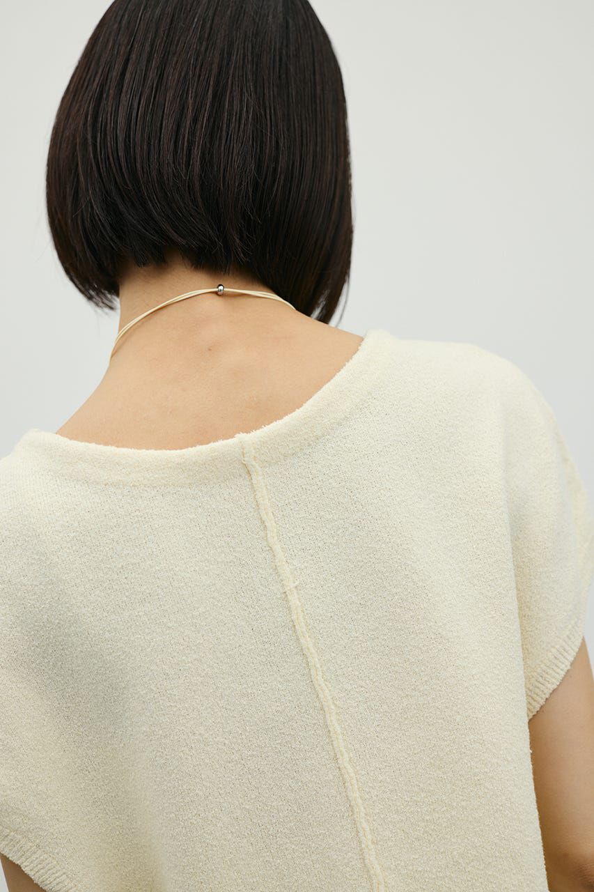 STYLEMIXER「2WAYブークレーニットトップ」|タンクトップ|