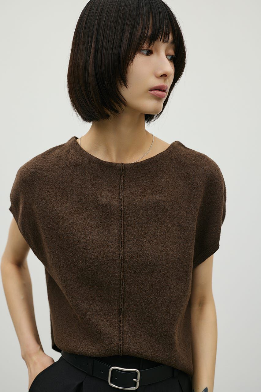 STYLEMIXER「2WAYブークレーニットトップ」|タンクトップ|