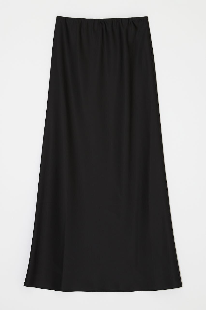 MOUSSY「SATIN LONG スカート」|スカート|BLK