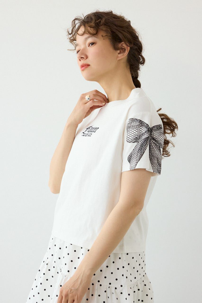 RODEO CROWNS「Ribon&times;Butterfly TEE」|Tシャツ・カットソー|O/WHT1