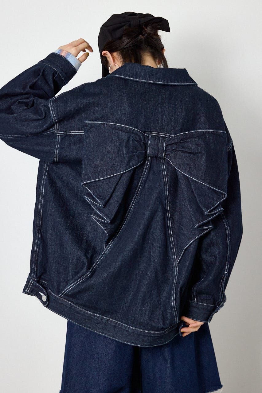 RODEO CROWNS「ビッグリボンデニムジャケット」|デニムジャケット|One Wash1