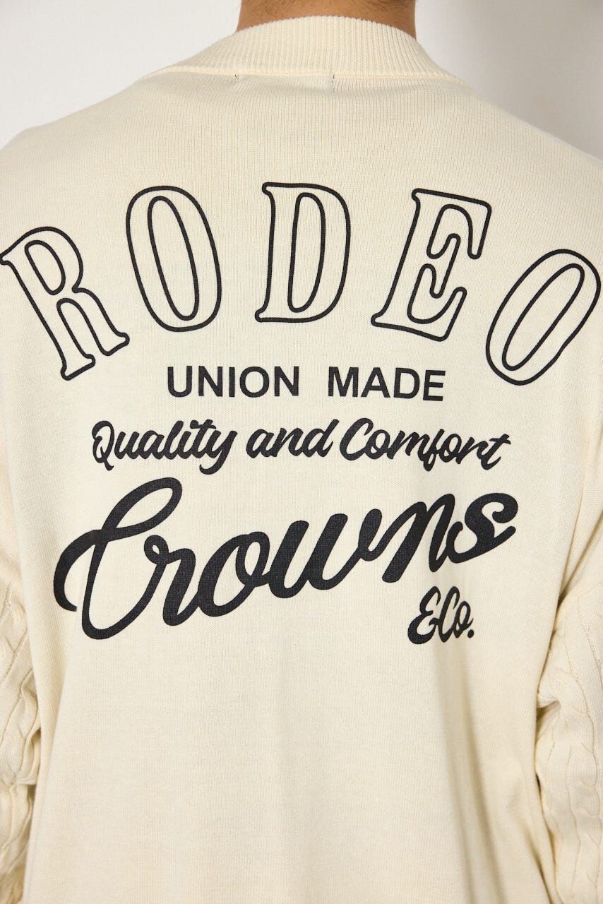 RODEO CROWNS「細ケーブルニットカーディガン」|カーディガン|