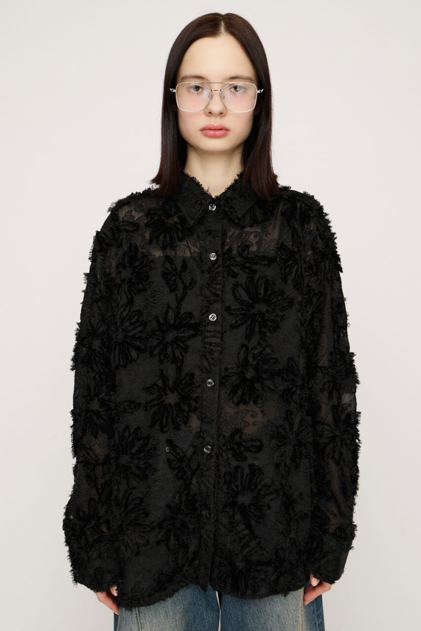 SLY「LOOSE LACE シャツ」|シャツ・ブラウス|