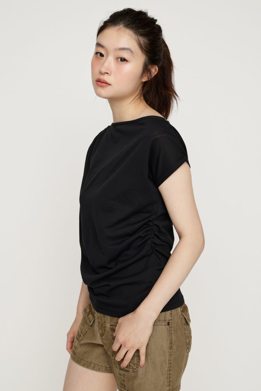 SLY「DEFORMED DRAPE トップス」|Tシャツ・カットソー|