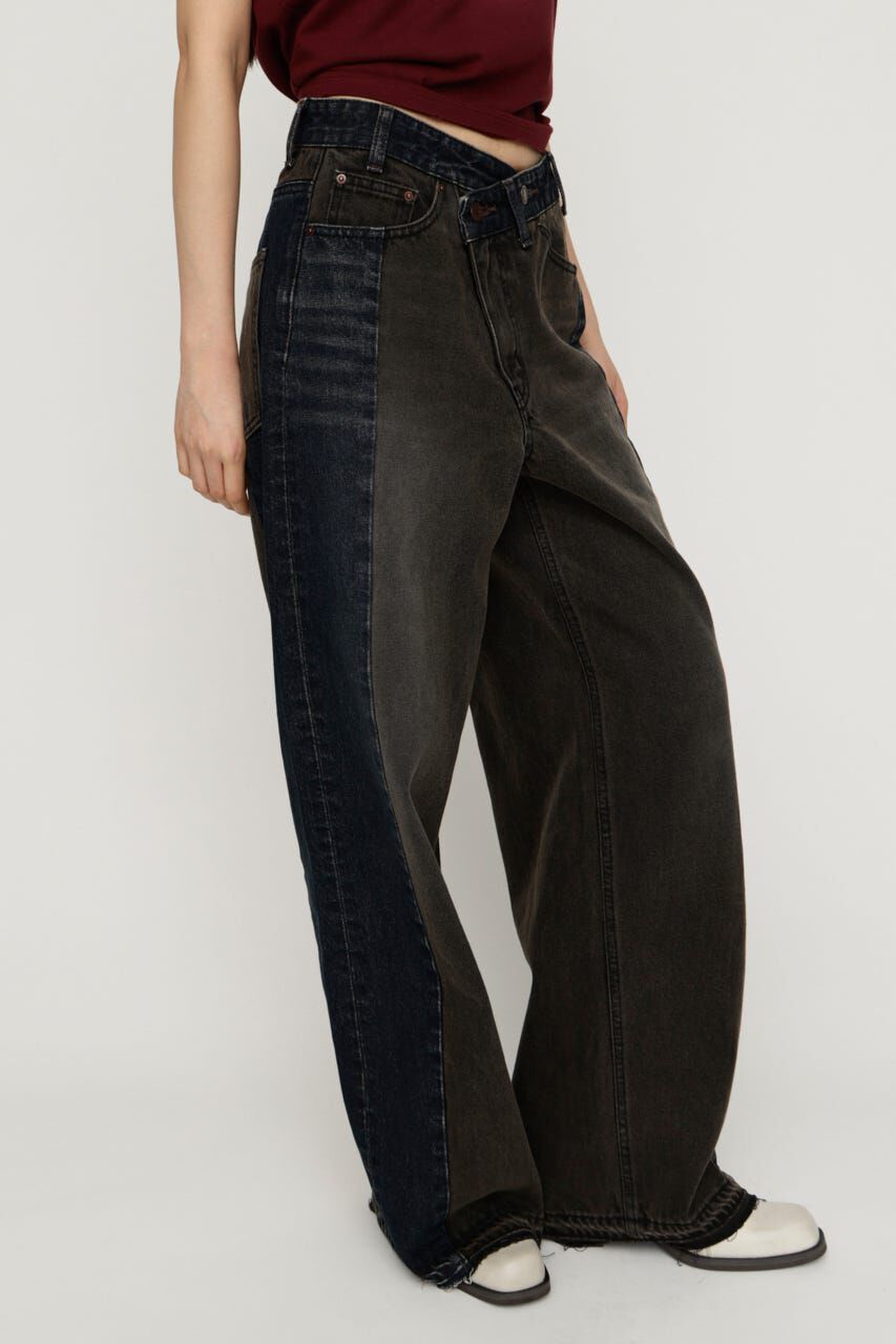 SLY「TONAL MIX DENIM パンツ」|デニム|