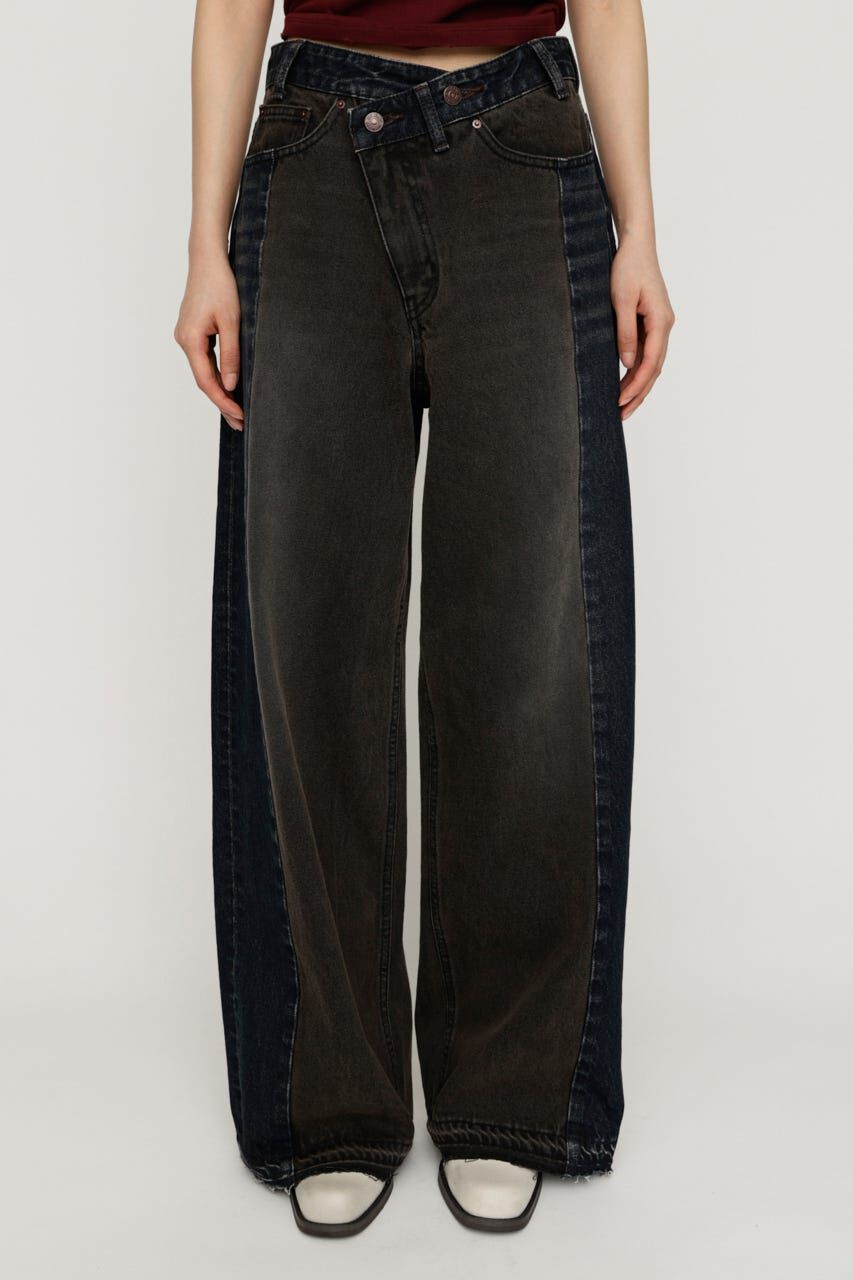 SLY「TONAL MIX DENIM パンツ」|デニム|