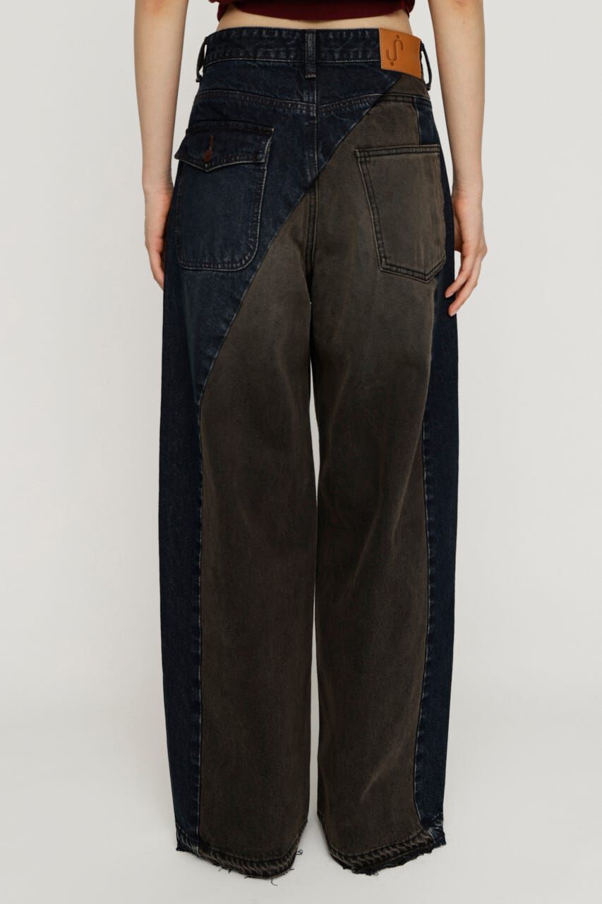 SLY「TONAL MIX DENIM パンツ」|デニム|