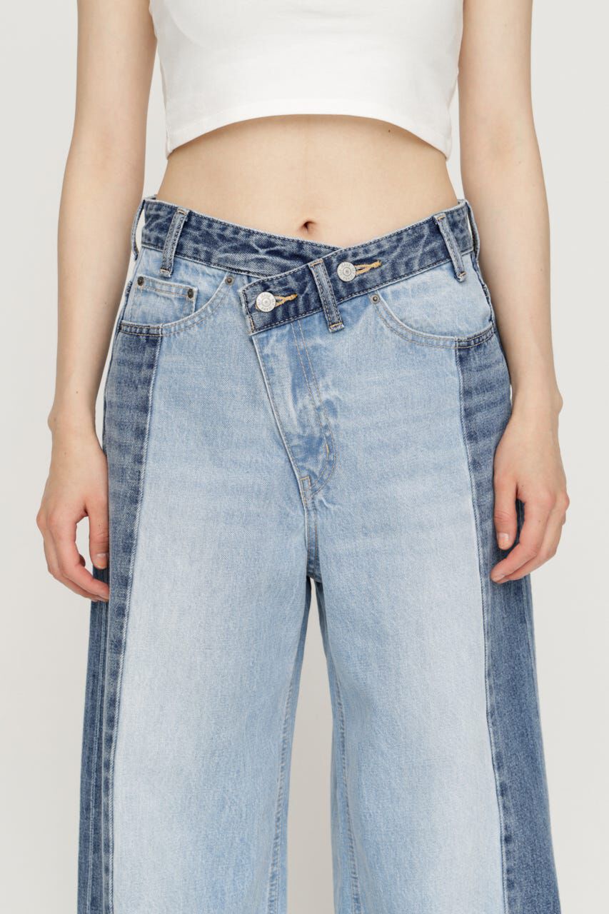 SLY「TONAL MIX DENIM パンツ」|デニム|