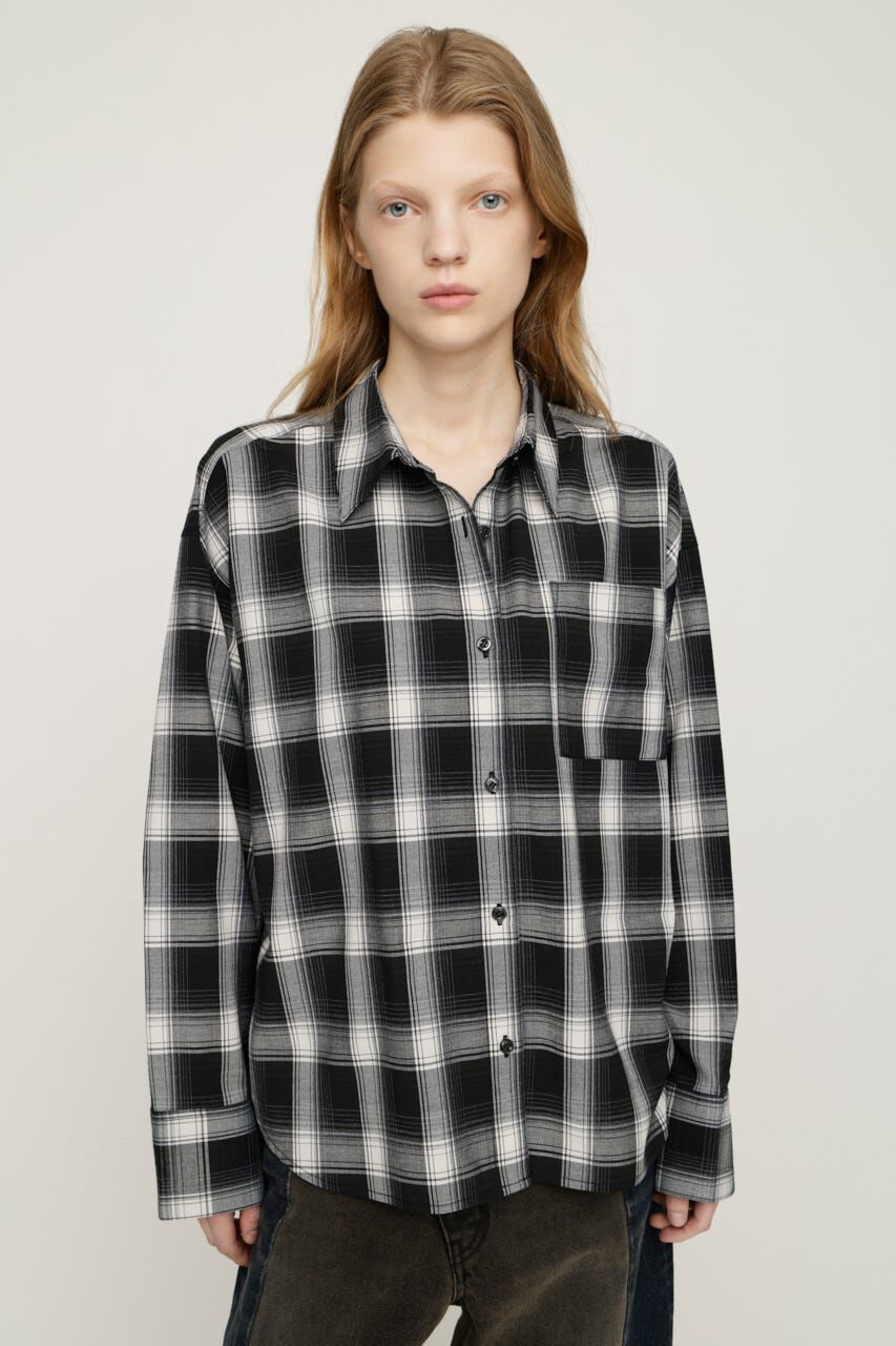 SLY「LOOSE CHECK シャツ」|シャツ・ブラウス|