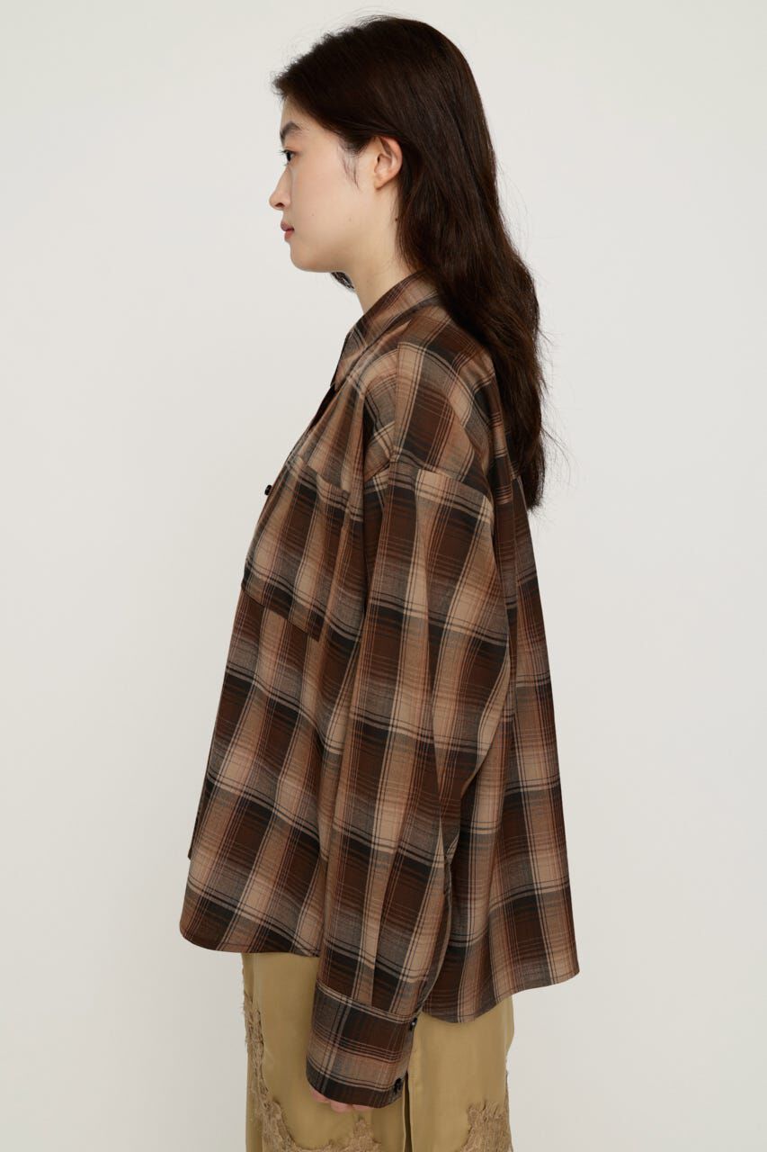 SLY「LOOSE CHECK シャツ」|シャツ・ブラウス|