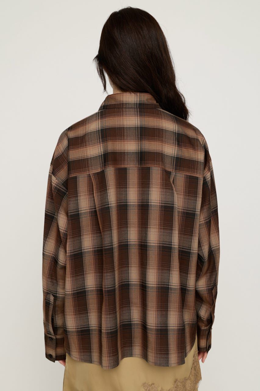 SLY「LOOSE CHECK シャツ」|シャツ・ブラウス|