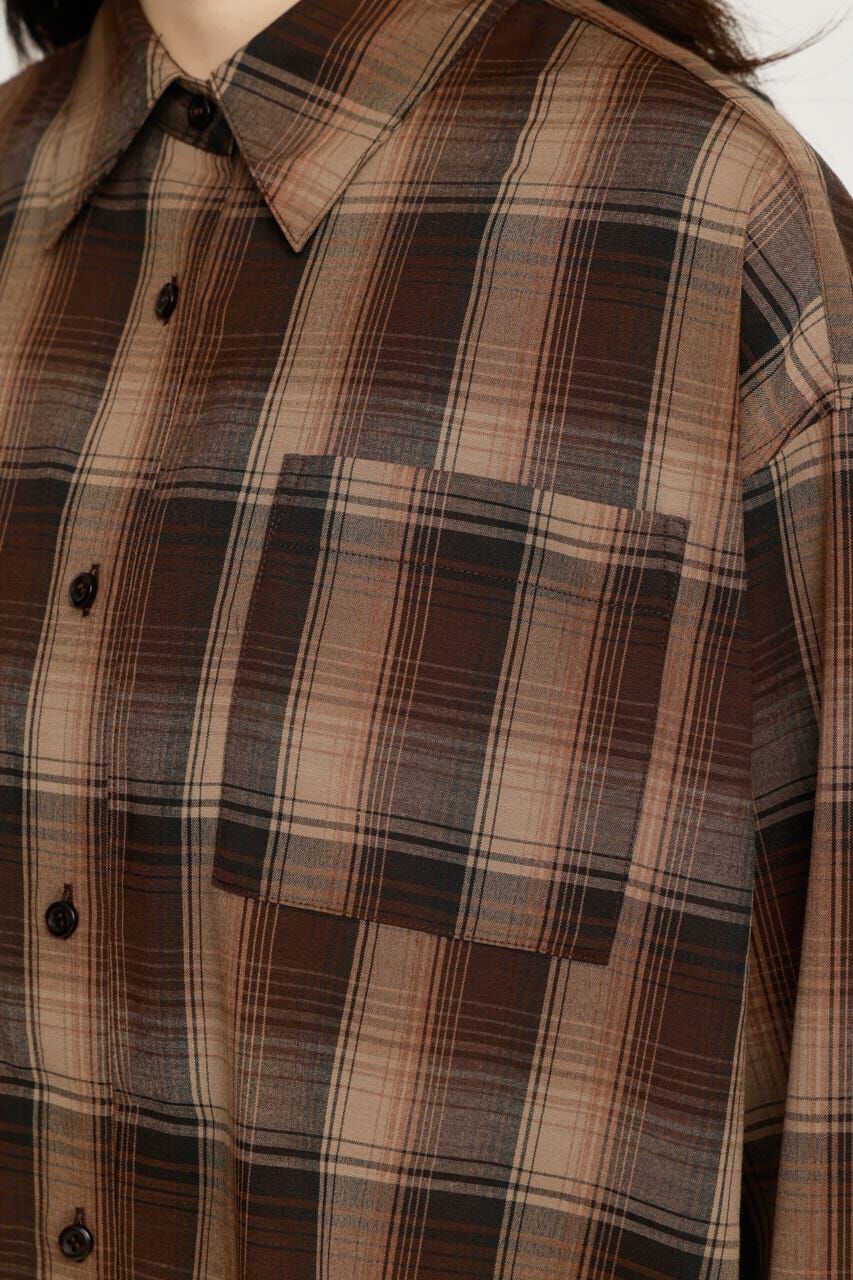SLY「LOOSE CHECK シャツ」|シャツ・ブラウス|