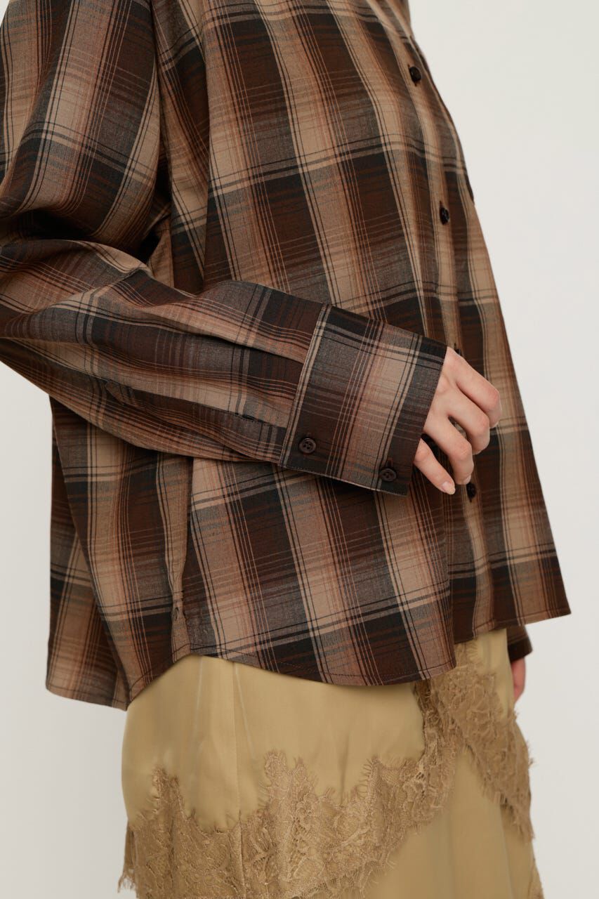 SLY「LOOSE CHECK シャツ」|シャツ・ブラウス|