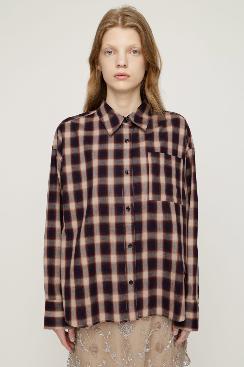 SLY「LOOSE CHECK シャツ」|シャツ・ブラウス|