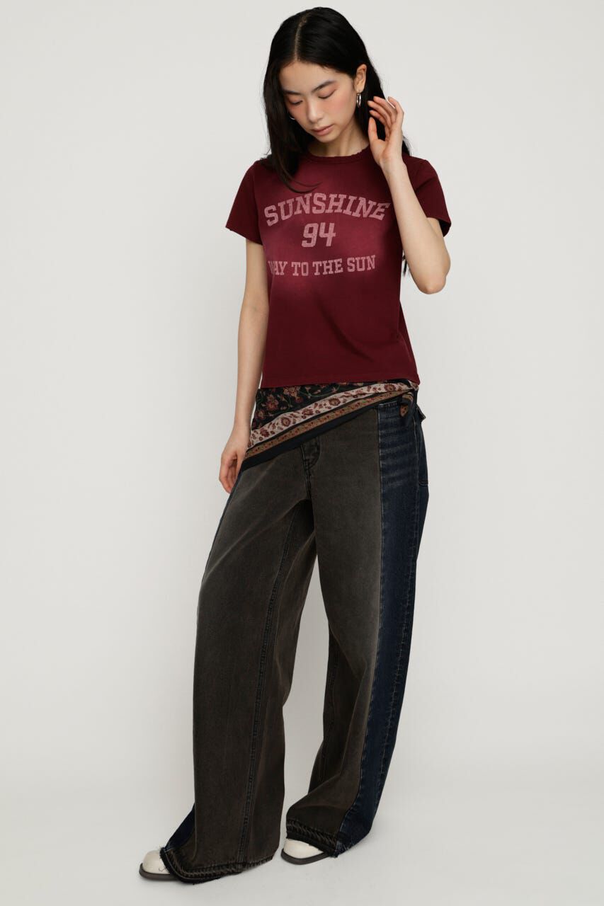 SLY「SPRAY OVER LOGO Tシャツ」|Tシャツ・カットソー|