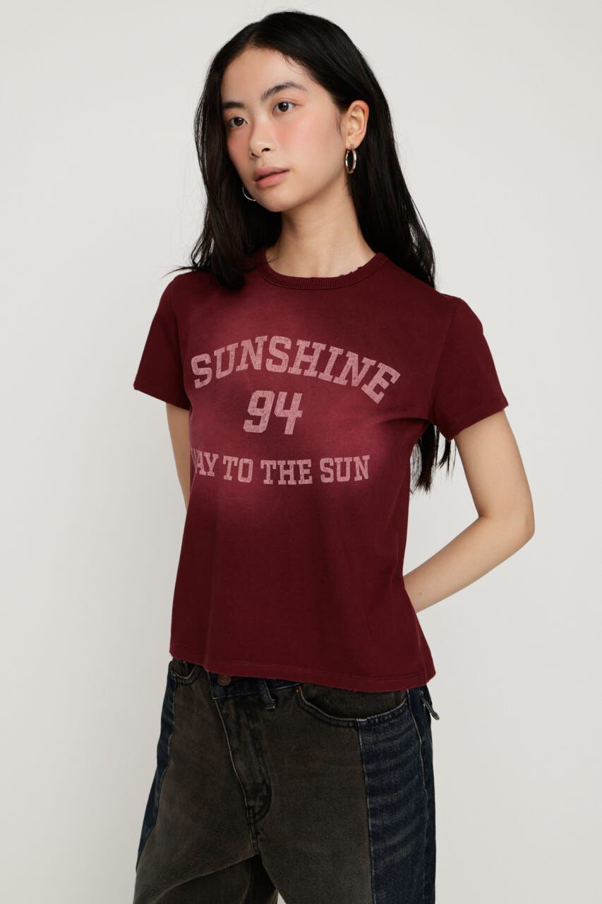 SLY「SPRAY OVER LOGO Tシャツ」|Tシャツ・カットソー|