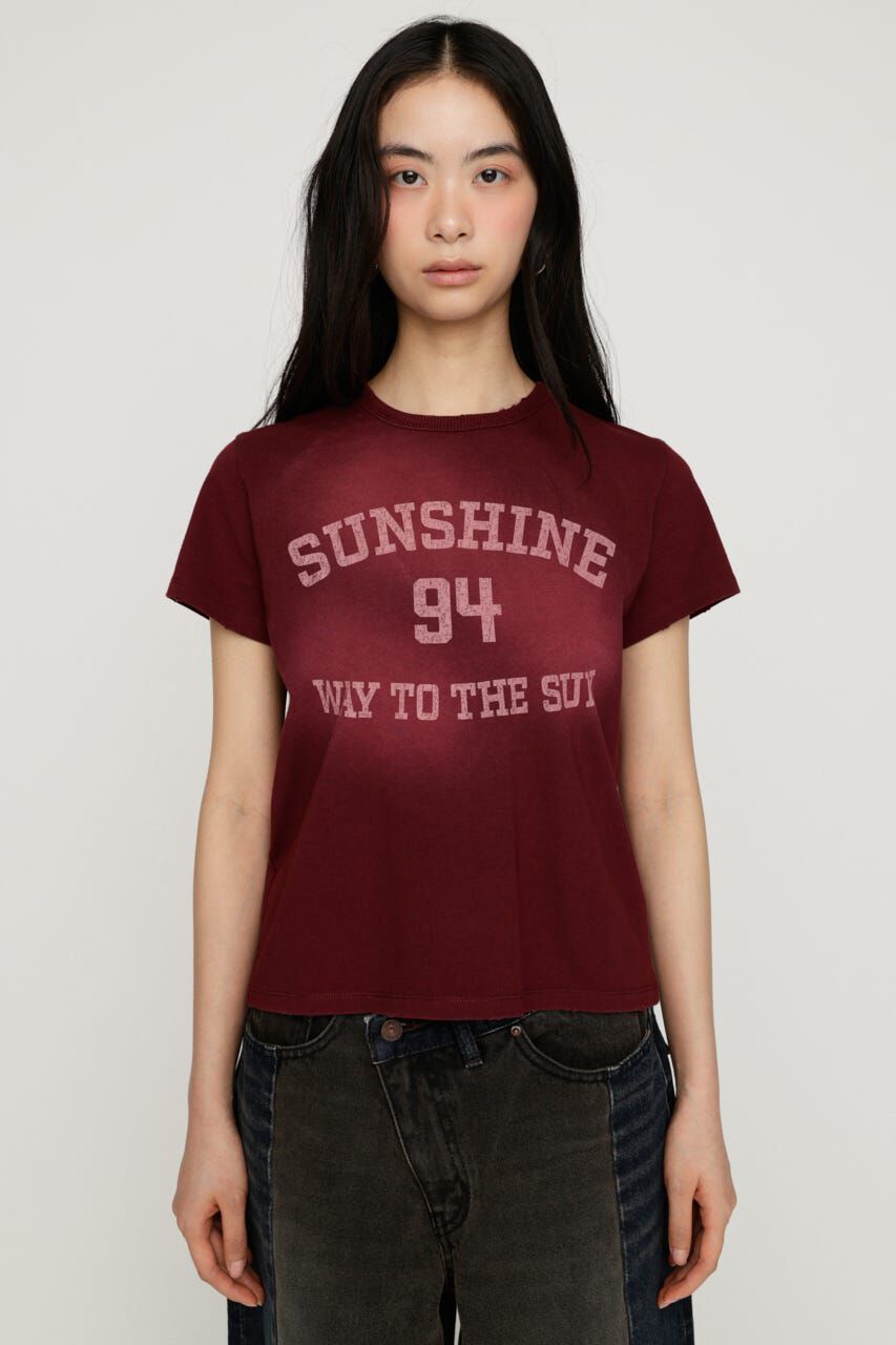 SLY「SPRAY OVER LOGO Tシャツ」|Tシャツ・カットソー|