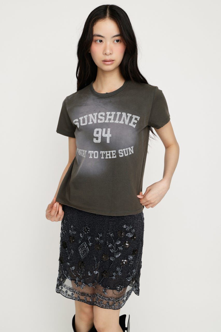 SLY「SPRAY OVER LOGO Tシャツ」|Tシャツ・カットソー|