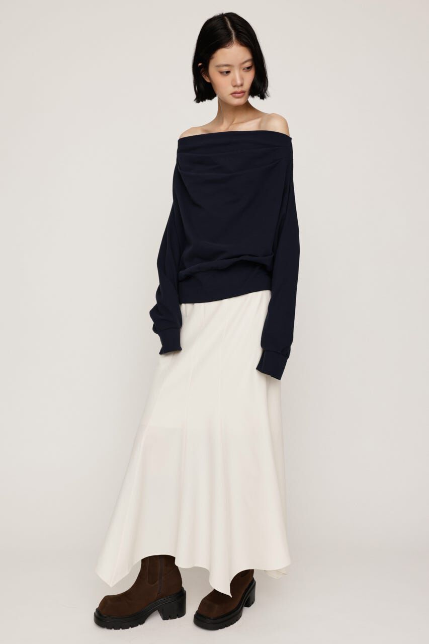 SLY「SKINNY MERMAID HEM ロングスカート」|スカート|