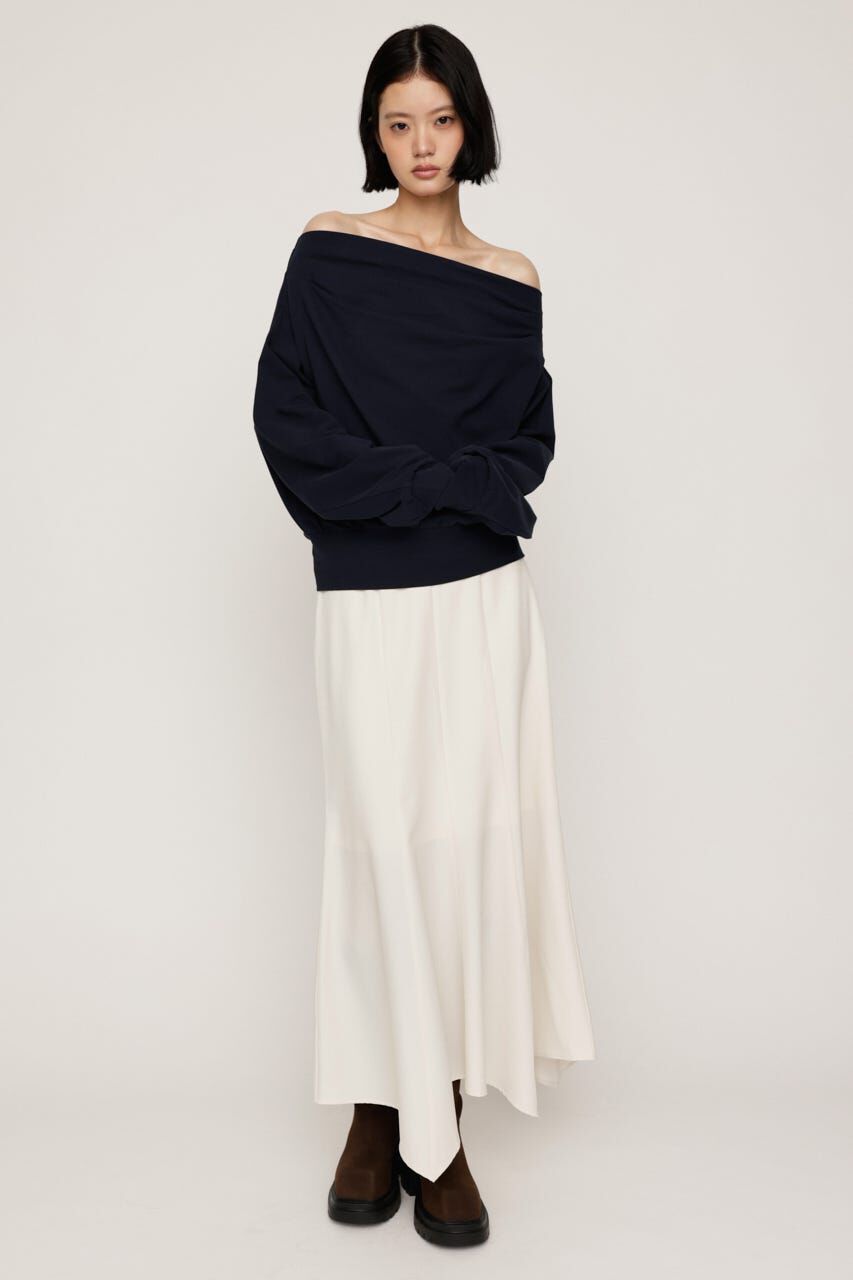 SLY「SKINNY MERMAID HEM ロングスカート」|スカート|