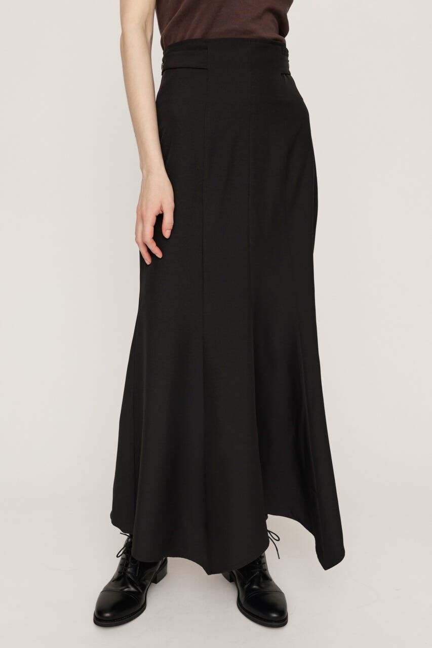 SLY「SKINNY MERMAID HEM ロングスカート」|スカート|BLK