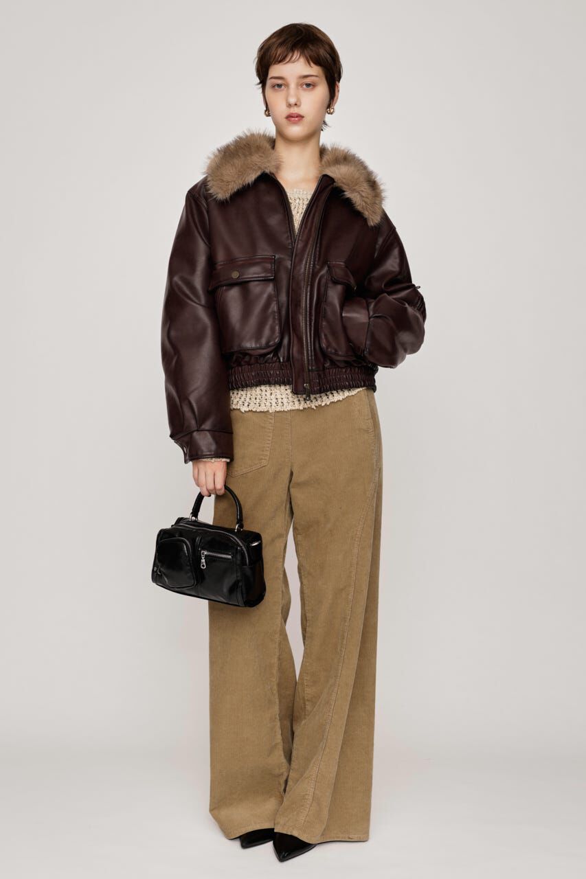 SLY「WASHED PUFFER SHORT ブルゾン」|ブルゾン・スタジャン|