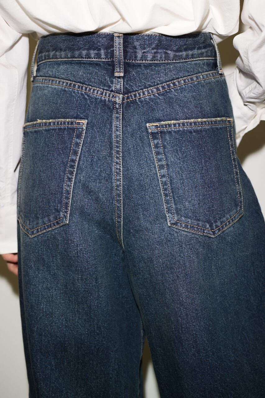 SLY「BUTTONFLY TUCK LOOSE PT-AB」|デニム|