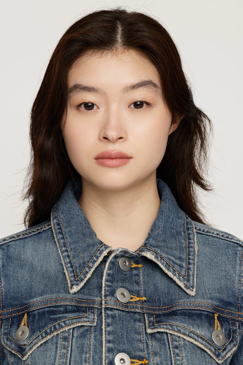 SLY「BELTED COMPACT DENIM ジャケット」|デニムジャケット|