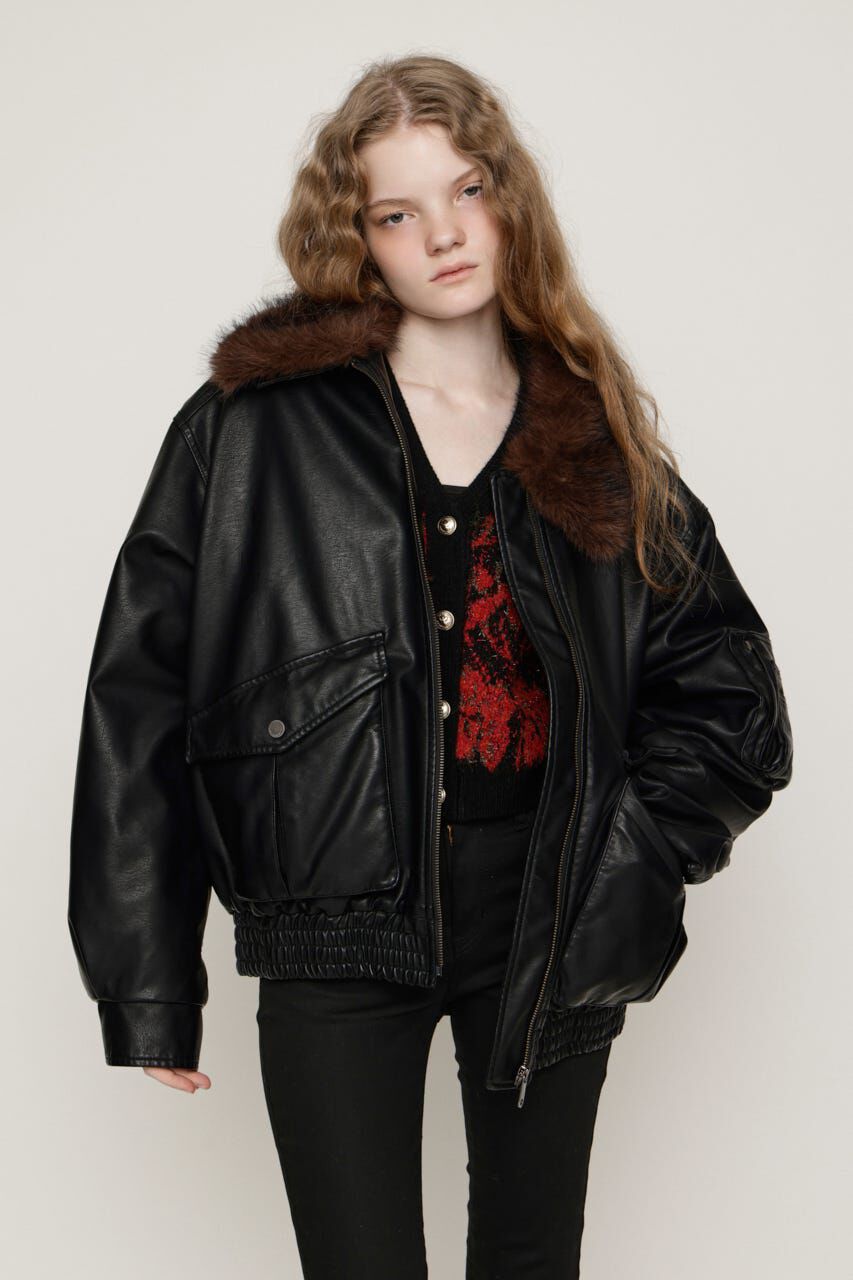 SLY「WASHED PUFFER ブルゾン」|ブルゾン・スタジャン|